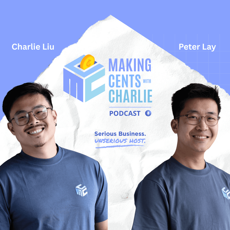Making Cents with Charlie artwork, episode 4, with Peter Lay