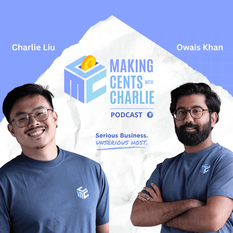 Making Cents with Charlie artwork, episode 5, with Owais Khan